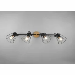 Luminaires Reality Plafonnier Reality Jaipur Noir, 4 lumières* Plafonniers