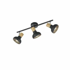 Luminaires Reality Plafonnier Reality Latika Noir, 3 lumières* Spots Et Projecteurs
