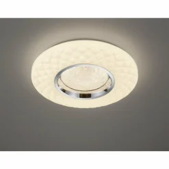 Luminaires Rustiques-Luminaires Reality Plafonnier Reality MAGNOLIA LED Blanc, 1 lumière, Télécommandes