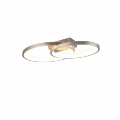 Luminaires Reality Plafonnier Reality Malaga LED Nickel mat, 1 lumière* Éclairage Led