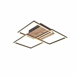 Lampes En Bois-Luminaires Reality Plafonnier Reality Mobile LED Couleur bois, Noir, 1 lumière, Télécommandes