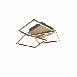 Lampes En Bois-Luminaires Reality Plafonnier Reality Mobile LED Couleur bois, Noir, 1 lumière, Télécommandes