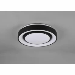 Luminaires Reality Plafonnier Reality Mona LED Noir, 1 lumière, Changeur de couleurs
