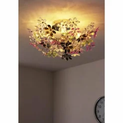 Lampe Design-Luminaires Reality Plafonnier Reality Multicolore, Chrome, 4 lumières