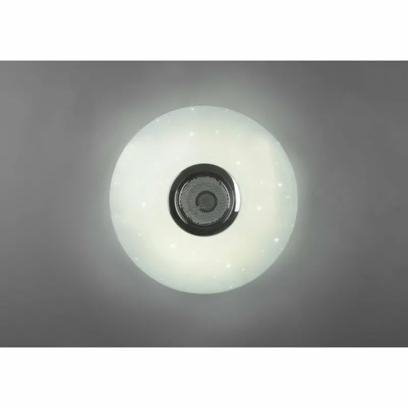 Luminaires Reality Plafonnier Reality Musica LED Blanc, 2 lumières, Télécommandes, Changeur de couleurs* Éclairage Led