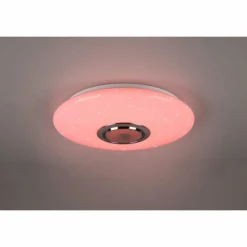 Luminaires Reality Plafonnier Reality Musica LED Blanc, 2 lumières, Télécommandes, Changeur de couleurs* Éclairage Led