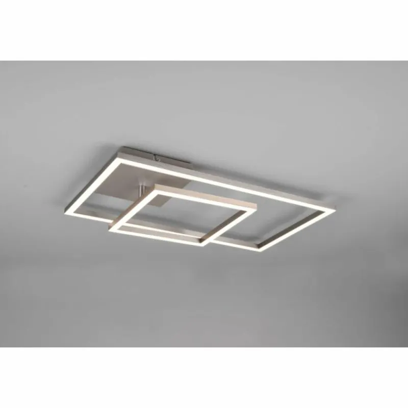 Luminaires Reality Plafonnier Reality Padella LED Nickel mat, 1 lumière* Éclairage Led