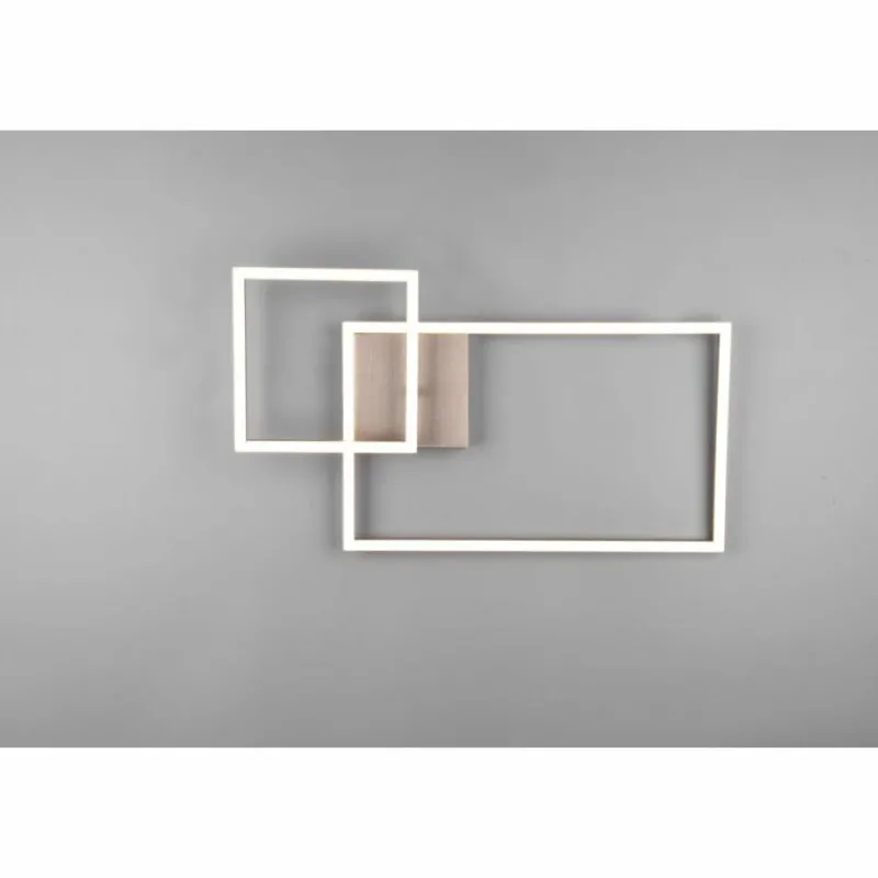 Luminaires Reality Plafonnier Reality Padella LED Nickel mat, 1 lumière* Éclairage Led