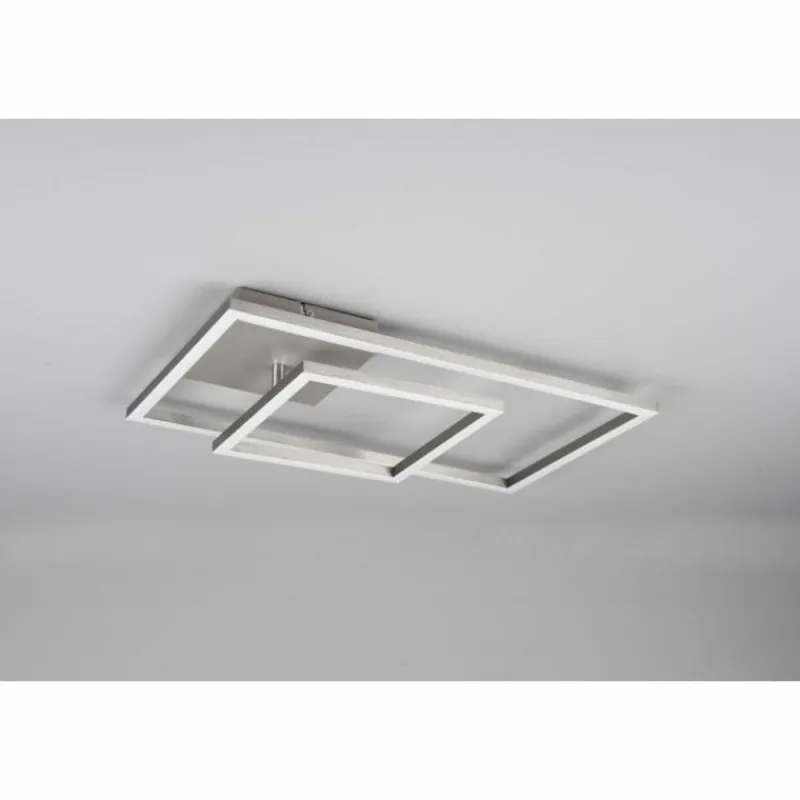 Luminaires Reality Plafonnier Reality Padella LED Nickel mat, 1 lumière* Éclairage Led