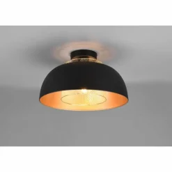 Lampes Dorées-Luminaires Reality Plafonnier Reality Punch Noir, 1 lumière