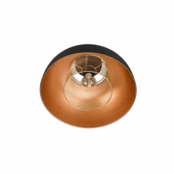Lampes Dorées-Luminaires Reality Plafonnier Reality Punch Noir, 1 lumière