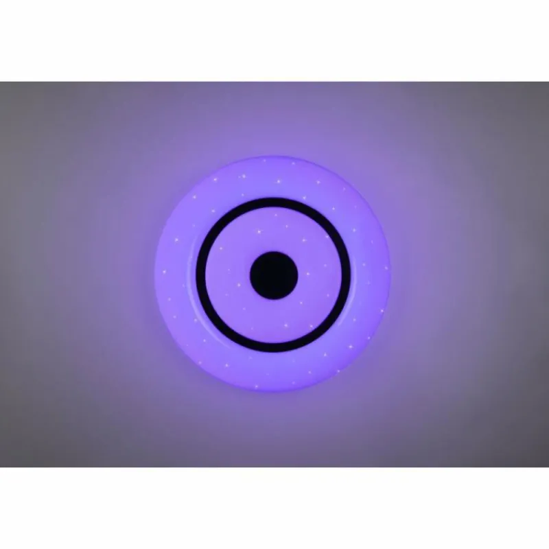 Luminaires Reality Plafonnier Reality Rana LED Noir, Blanc, 1 lumière, Télécommandes, Changeur de couleurs