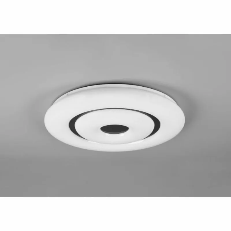 Luminaires Reality Plafonnier Reality Rana LED Noir, Blanc, 1 lumière, Télécommandes, Changeur de couleurs