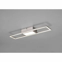 Luminaires Reality Plafonnier Reality Rigido LED Nickel mat, 1 lumière, Télécommandes* Éclairage Led