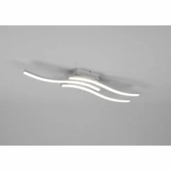 Luminaires Reality Plafonnier Reality Route LED Nickel mat, 3 lumières* Éclairage Led