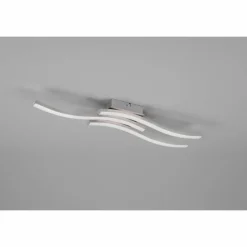 Luminaires Reality Plafonnier Reality Route LED Nickel mat, 3 lumières* Éclairage Led