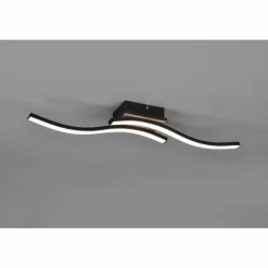 Lampes En Bois-Luminaires Reality Plafonnier Reality Route LED Couleur bois, Noir, 2 lumières