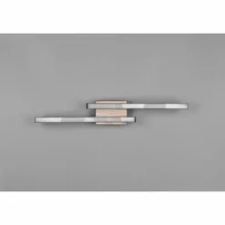 Lampes En Bois-Luminaires Reality Plafonnier Reality Route LED Couleur bois, Noir, 2 lumières