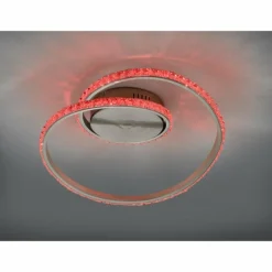 Luminaires Reality Plafonnier Reality Rubin LED Aluminium, 1 lumière, Télécommandes, Changeur de couleurs* Éclairage Led