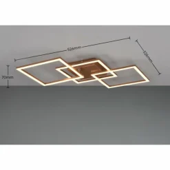 Luminaires Reality Plafonnier Reality Trail LED Brun, 1 lumière* Éclairage Led