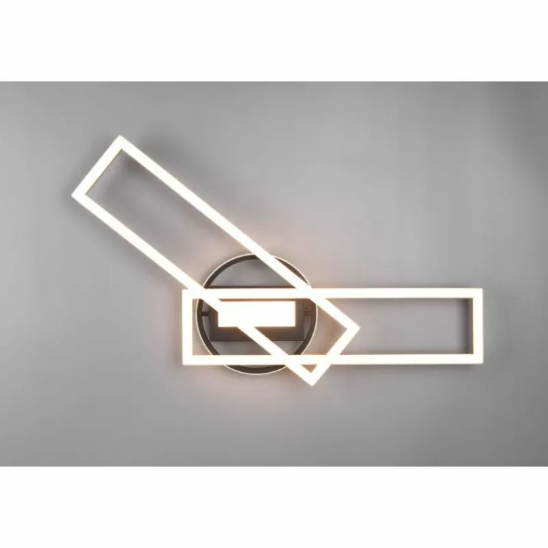 Luminaires Reality Plafonnier Reality Twister LED Laiton, 1 lumière, Télécommandes* Éclairage Led