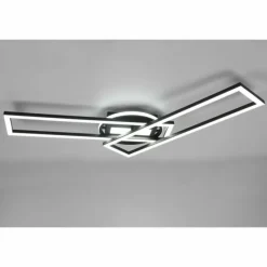 Luminaires Reality Plafonnier Reality Twister LED Noir, 1 lumière, Télécommandes* Éclairage Led