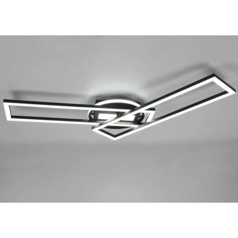 Luminaires Reality Plafonnier Reality Twister LED Noir, 1 lumière, Télécommandes* Éclairage Led