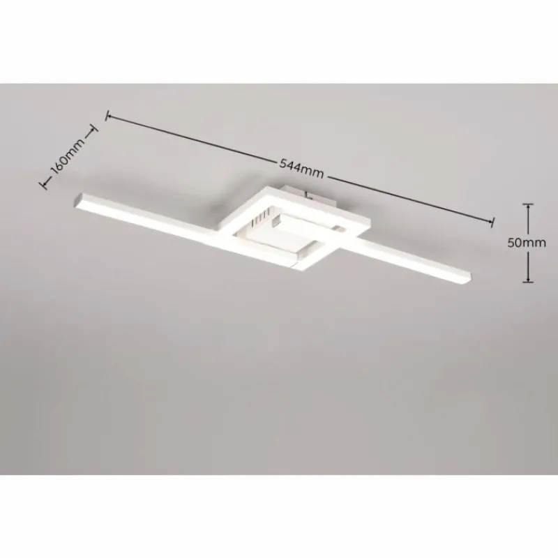 Luminaires Reality Plafonnier Reality VIALE LED Blanc, 1 lumière* Éclairage Led