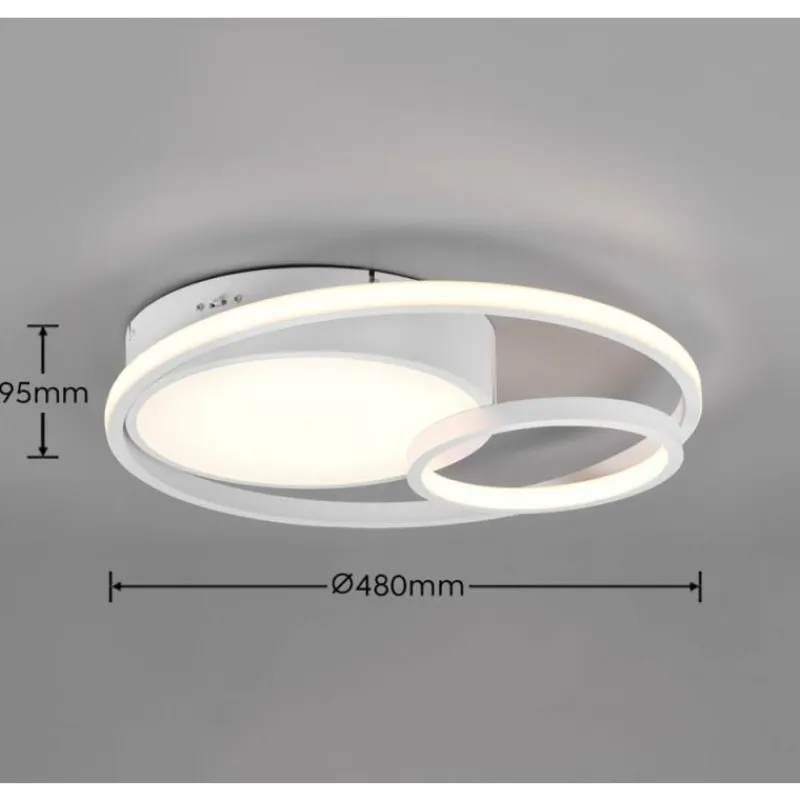 Luminaires Reality Plafonnier Reality Vuelta LED Blanc, 1 lumière* Éclairage Led