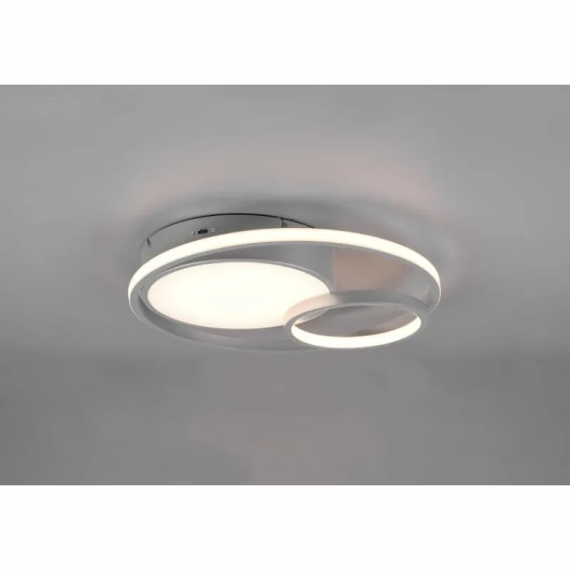 Luminaires Reality Plafonnier Reality Vuelta LED Titane, 1 lumière* Éclairage Led