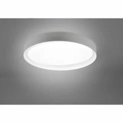 Luminaires Reality Plafonnier Reality Zeta LED Gris, 1 lumière, Télécommandes* Éclairage Led