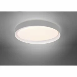 Luminaires Reality Plafonnier Reality Zeta LED Gris, 1 lumière, Télécommandes* Éclairage Led