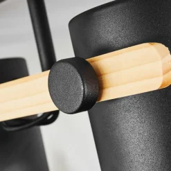 Luminaires Scandinaves-hofstein Plafonnier Rebbenas Écru, Noir, 4 lumières