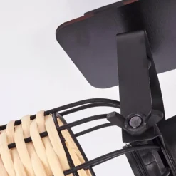 hofstein Plafonnier Recinto Noir, 2 lumières