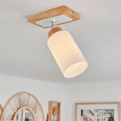 hofstein Plafonnier Represita Écru, Blanc, 1 lumière