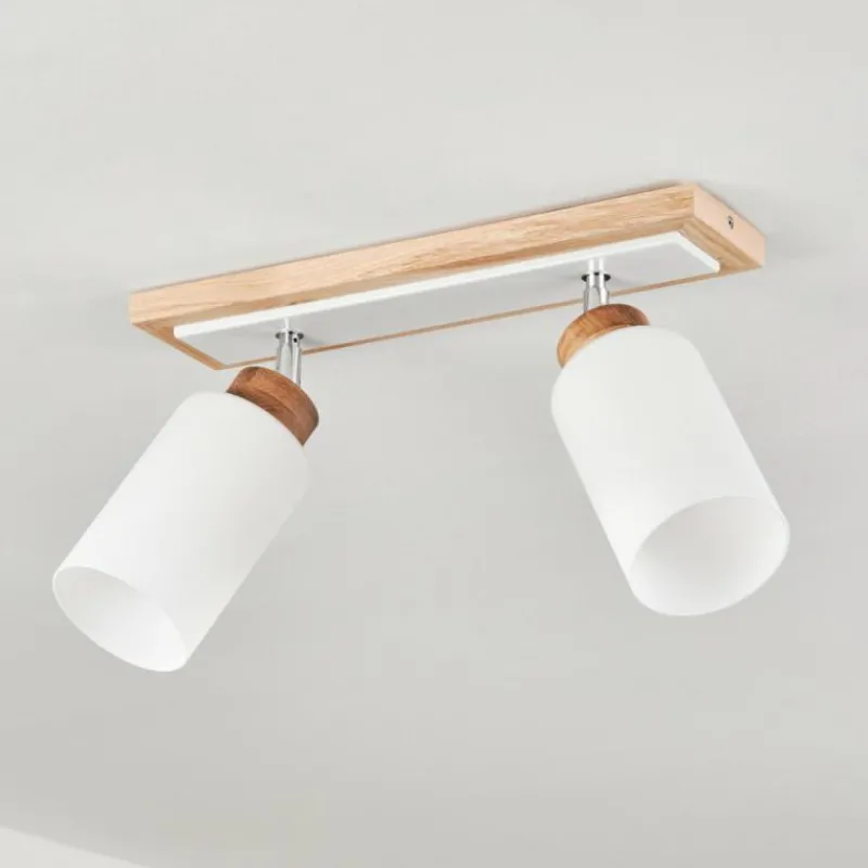 hofstein Plafonnier Represita Écru, Blanc, 2 lumières