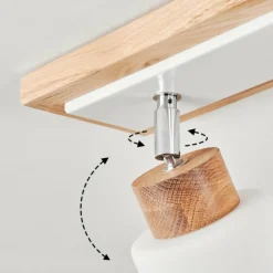 Luminaires Scandinaves-hofstein Plafonnier Represita Écru, Blanc, 4 lumières