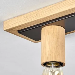 Luminaires Scandinaves-hofstein Plafonnier Represita Écru, Noir, 3 lumières