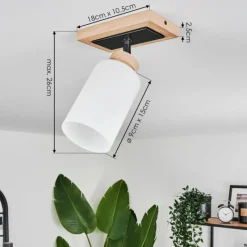 Luminaires Scandinaves-hofstein Plafonnier Represita Noir, 1 lumière