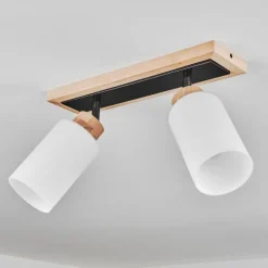 Luminaires Scandinaves-hofstein Plafonnier Represita Noir, 2 lumières