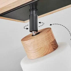 Luminaires Scandinaves-hofstein Plafonnier Represita Noir, 3 lumières