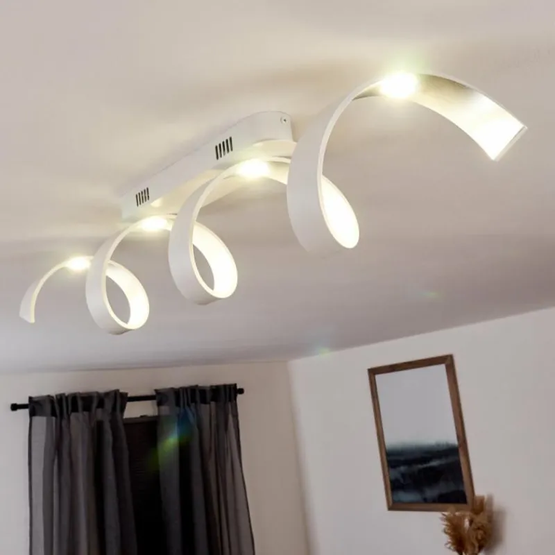 hofstein Plafonnier Rezat LED Blanc, 1 lumière