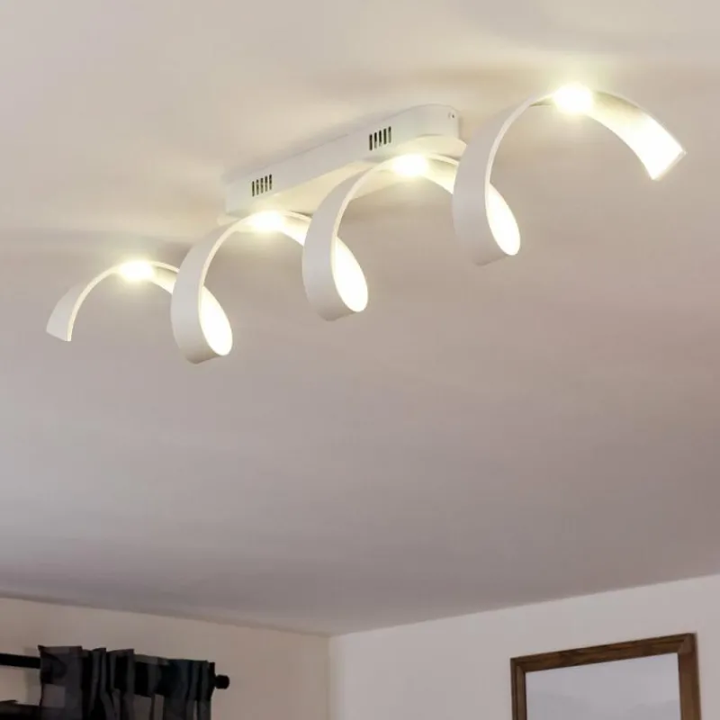hofstein Plafonnier Rezat LED Blanc, 1 lumière