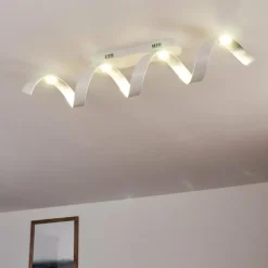 hofstein Plafonnier Rezat LED Blanc, 1 lumière