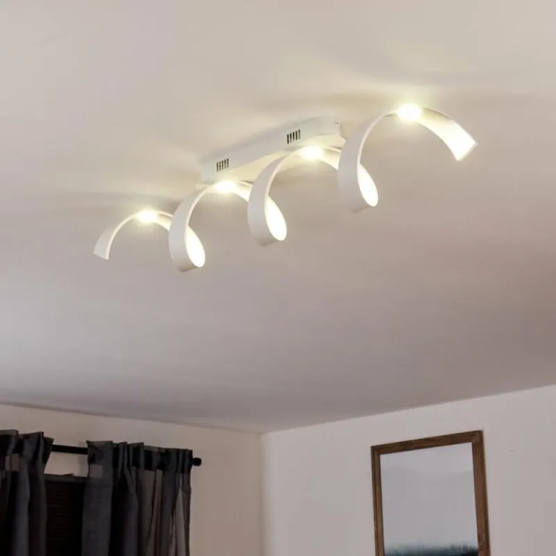 hofstein Plafonnier Rezat LED Blanc, 1 lumière