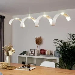 hofstein Plafonnier Rezat LED Blanc, 1 lumière