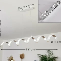 hofstein Plafonnier Rezat LED Blanc, 1 lumière