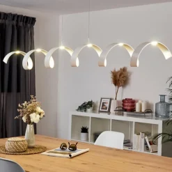 hofstein Plafonnier Rezat LED Blanc, 1 lumière