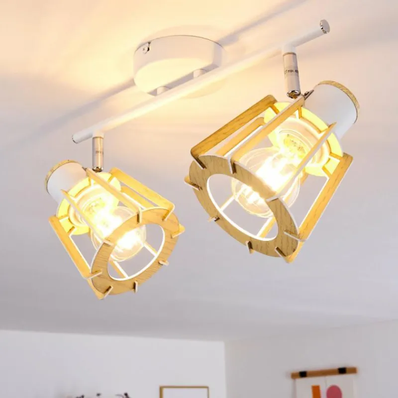 hofstein Plafonnier Rieti Blanc, 2 lumières