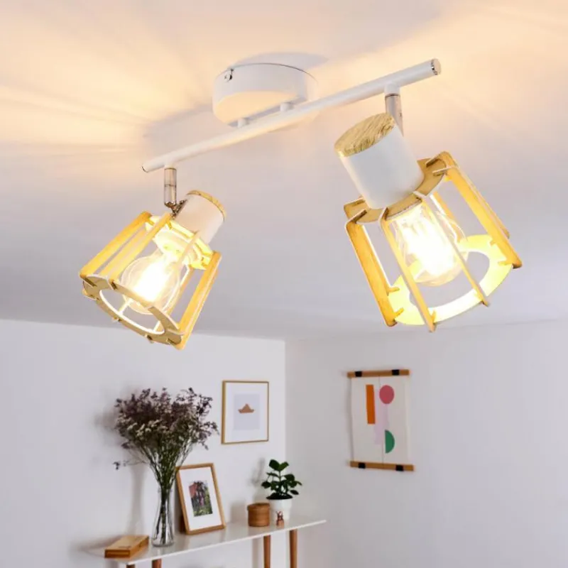 hofstein Plafonnier Rieti Blanc, 2 lumières